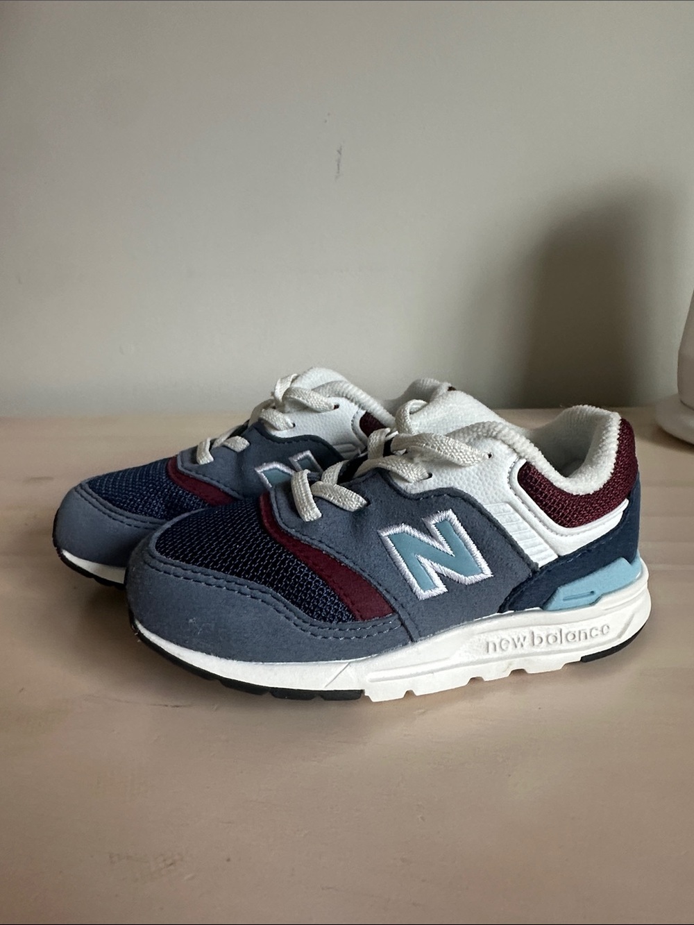New Balance Kids' Navy, Burgundy & Light Blue Sneakers